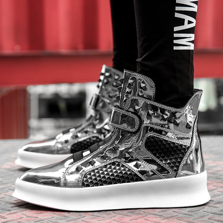 Damen High-Top Sneaker mit einzigartiger Netzstruktur und rutschfester Sohle Drune