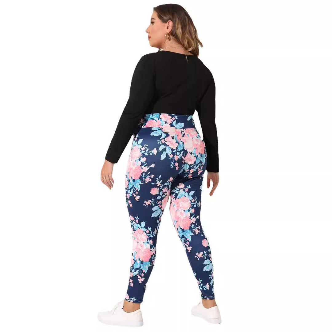 Damen Blumenleggings Drune
