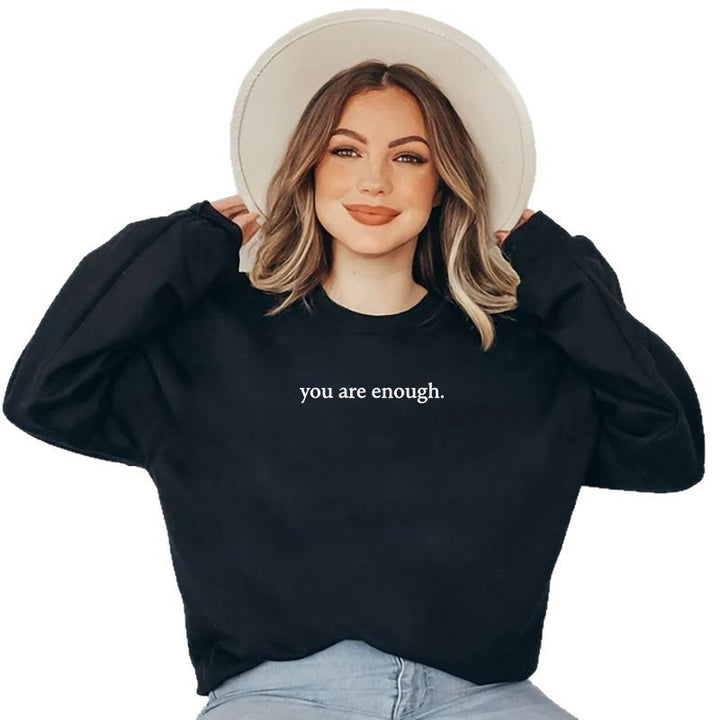 Damen Sweatshirt mit inspirierendem Motiv und gemütlichem Schnitt Drune