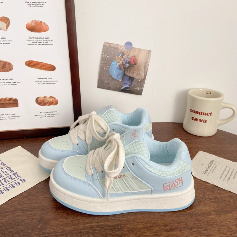 Damen Sneakers im minimalistischen Design mit strukturierter Oberfläche und weicher Dämpfung Drune