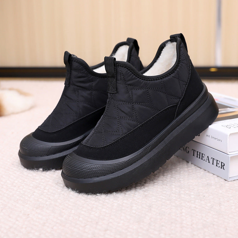 Damen Bequeme und wetterfeste Slip-On Boots mit weichem Innenfutter Drune