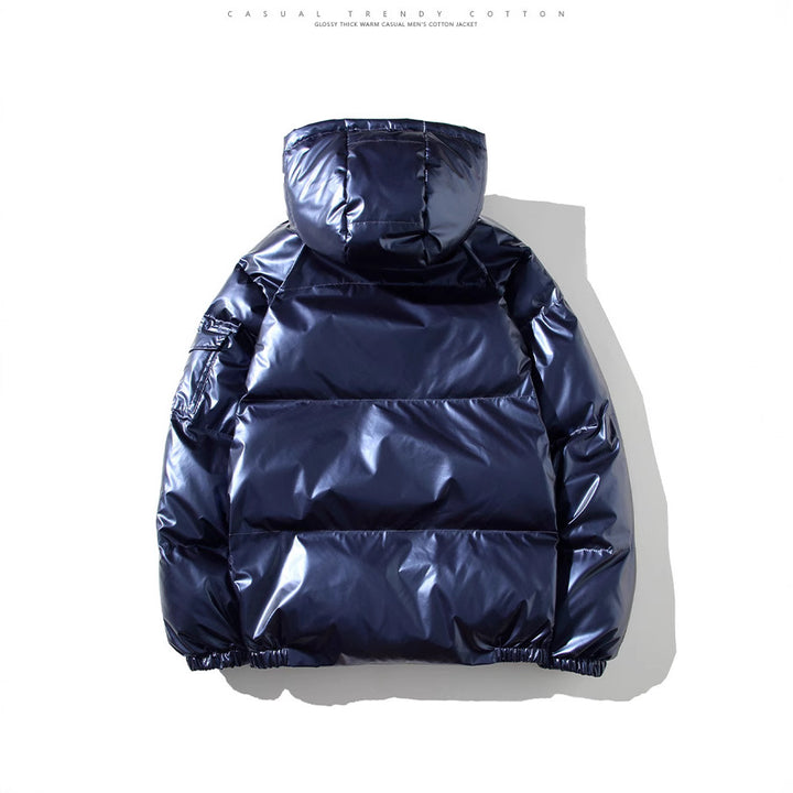 Unisex nan gepolsterte Steppjacke mit Thermoisolierung, Stehkragen und Ärmeltasche Drune