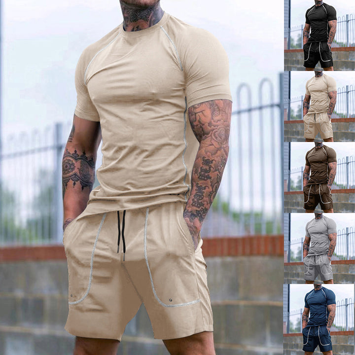 Herren Sportliches Funktions-Set aus atmungsaktivem Material mit vielseitigen Taschen Drune
