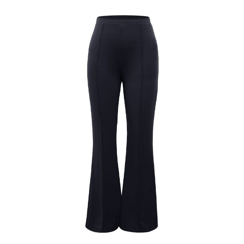 Damen Elegante und farbenfrohe Langarmbluse mit hohen Bundhosen Drune