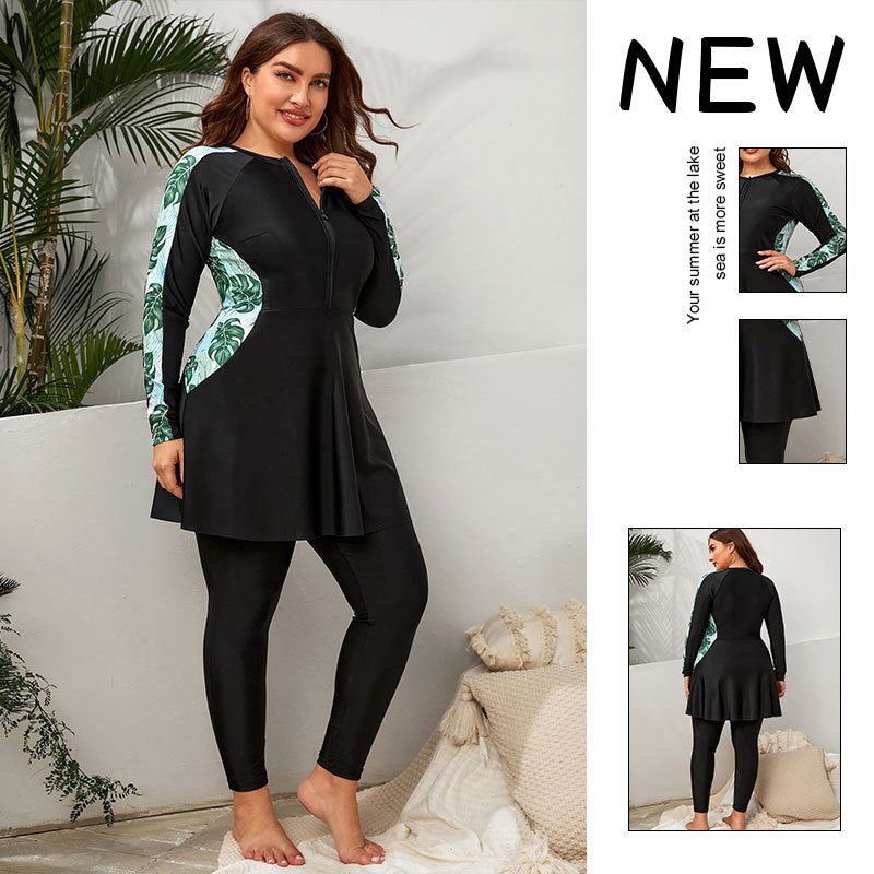 Damen Sportanzug mit elegantem Oversize-Oberteil und schmalen Hosen Drune
