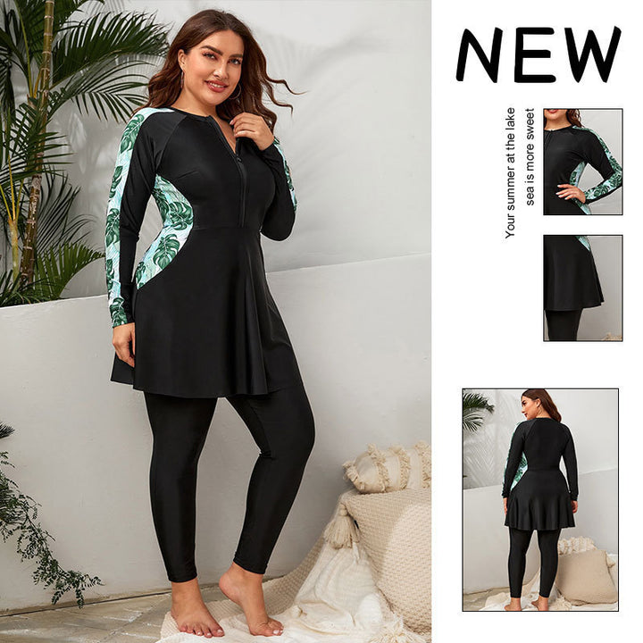 Damen Sportanzug mit elegantem Oversize-Oberteil und schmalen Hosen Drune
