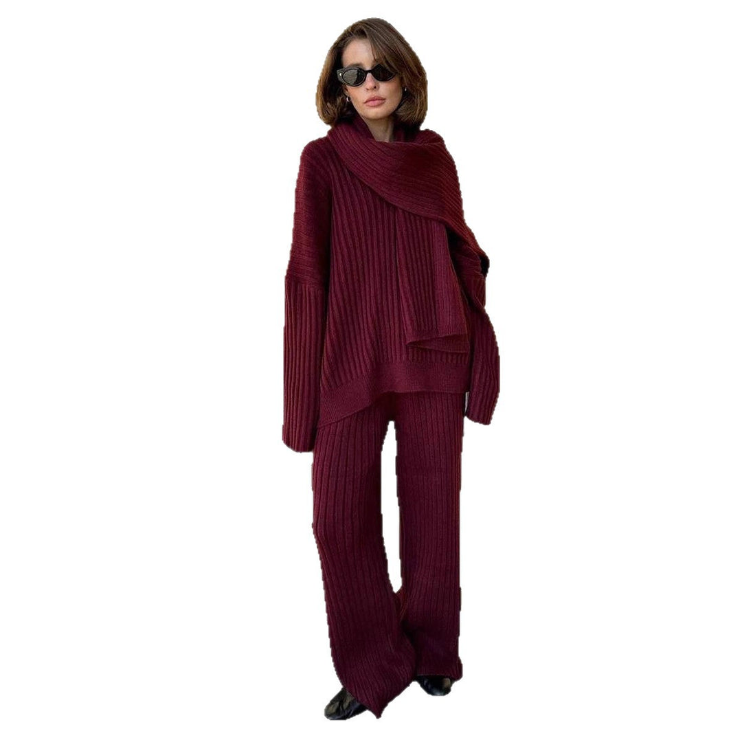 Damen Strickanzug mit weitem Schnitt und elegantem Design Drune