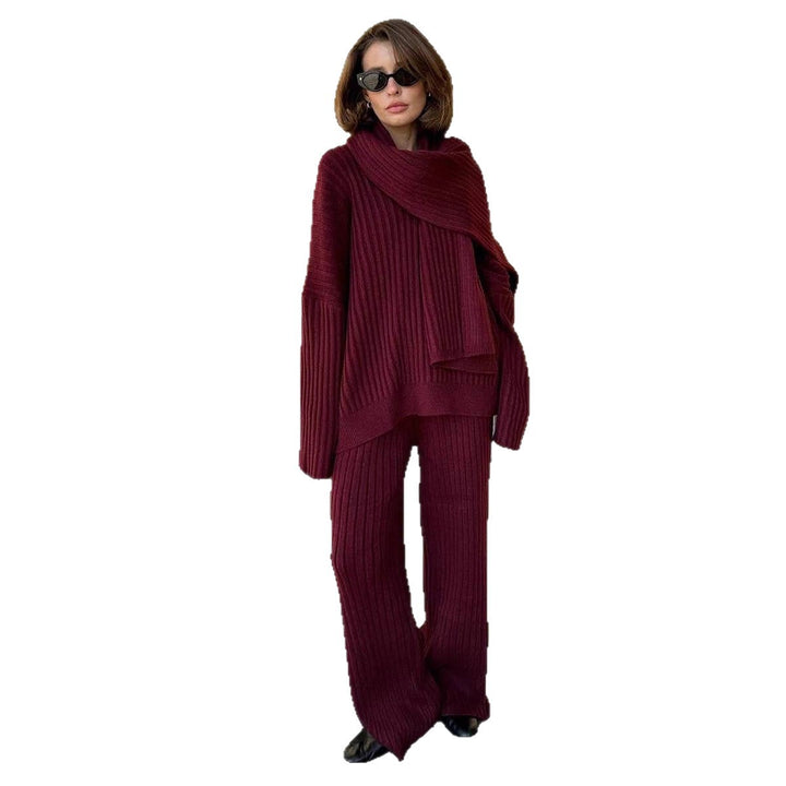 Damen Strickanzug mit weitem Schnitt und elegantem Design Drune
