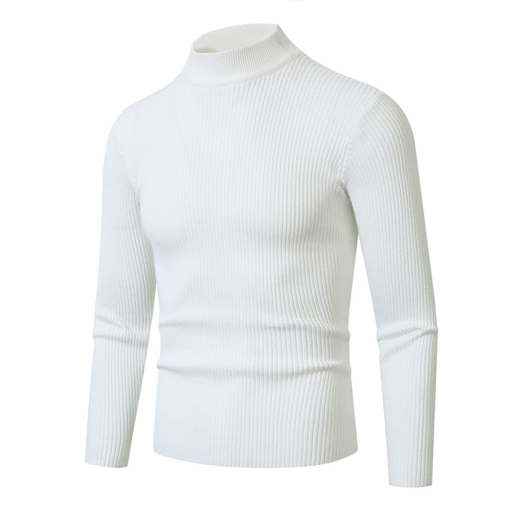 Herren Rollkragenpullover mit geripptem Design Drune