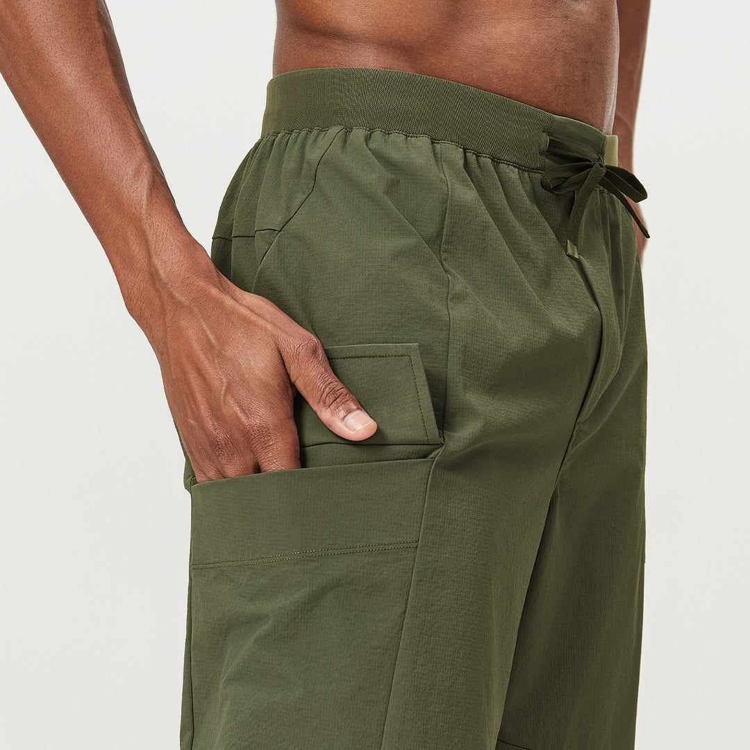 Herren Cargo-Hose mit elastischem Bund und praktischen Seitentaschen Drune