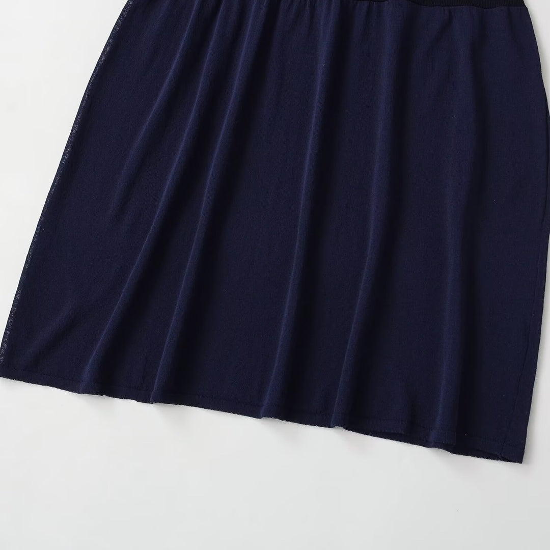 Damen Maxi-Kleid mit elegantem Schnitt und fließendem Rock Drune