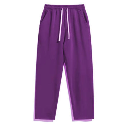 Unisex nan lässige Straight‑Leg Jogginghose mit elastischem Komfortbund, kontrastierendem Kordelzug und seitlichen Eingrifftaschen Drune