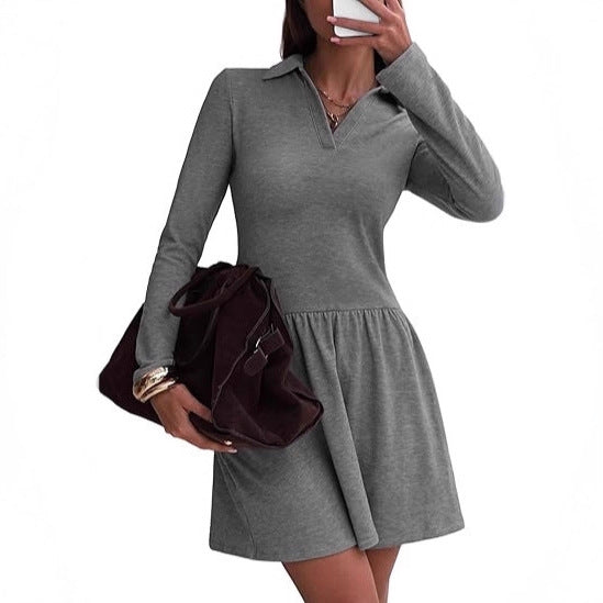 Damen Sportliches Polo-Kleid Drune