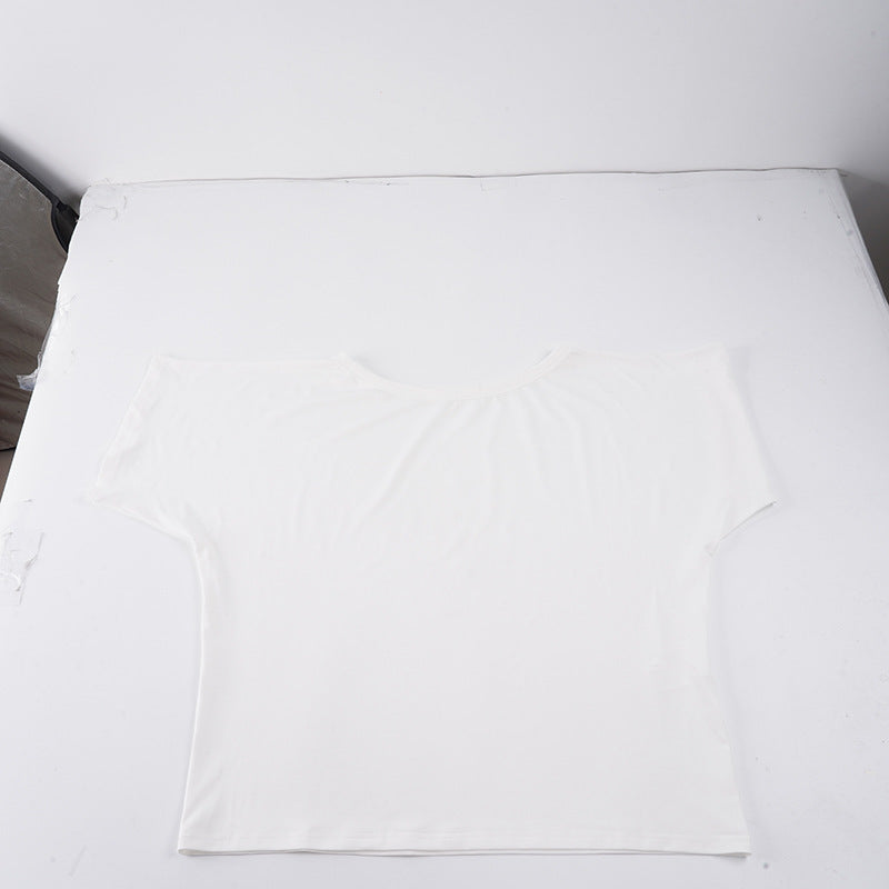 Damen lässiges Oversize-T-Shirt aus weichem Jersey Drune