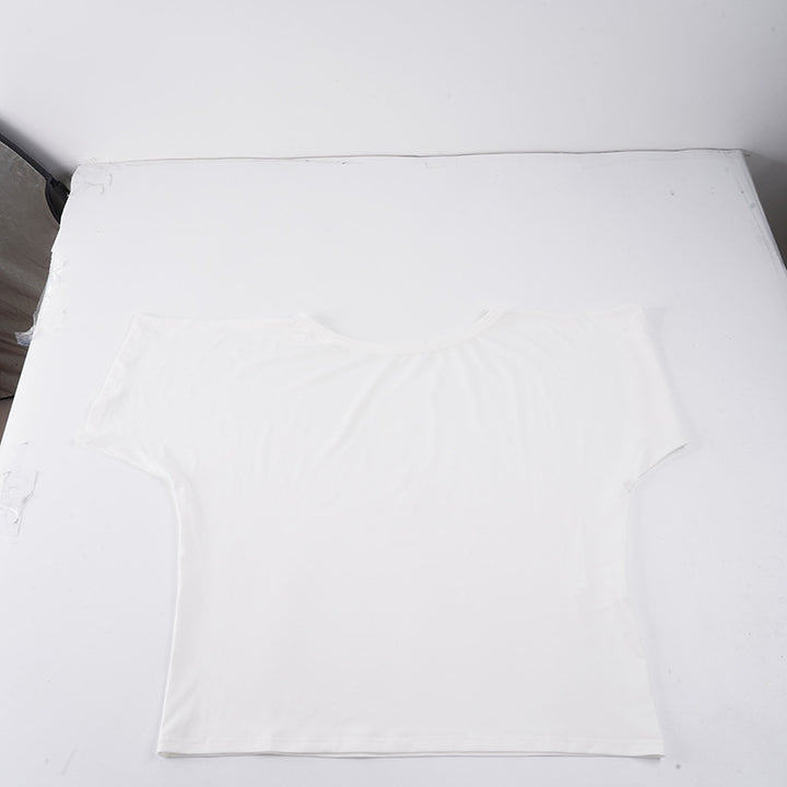 Damen lässiges Oversize-T-Shirt aus weichem Jersey Drune