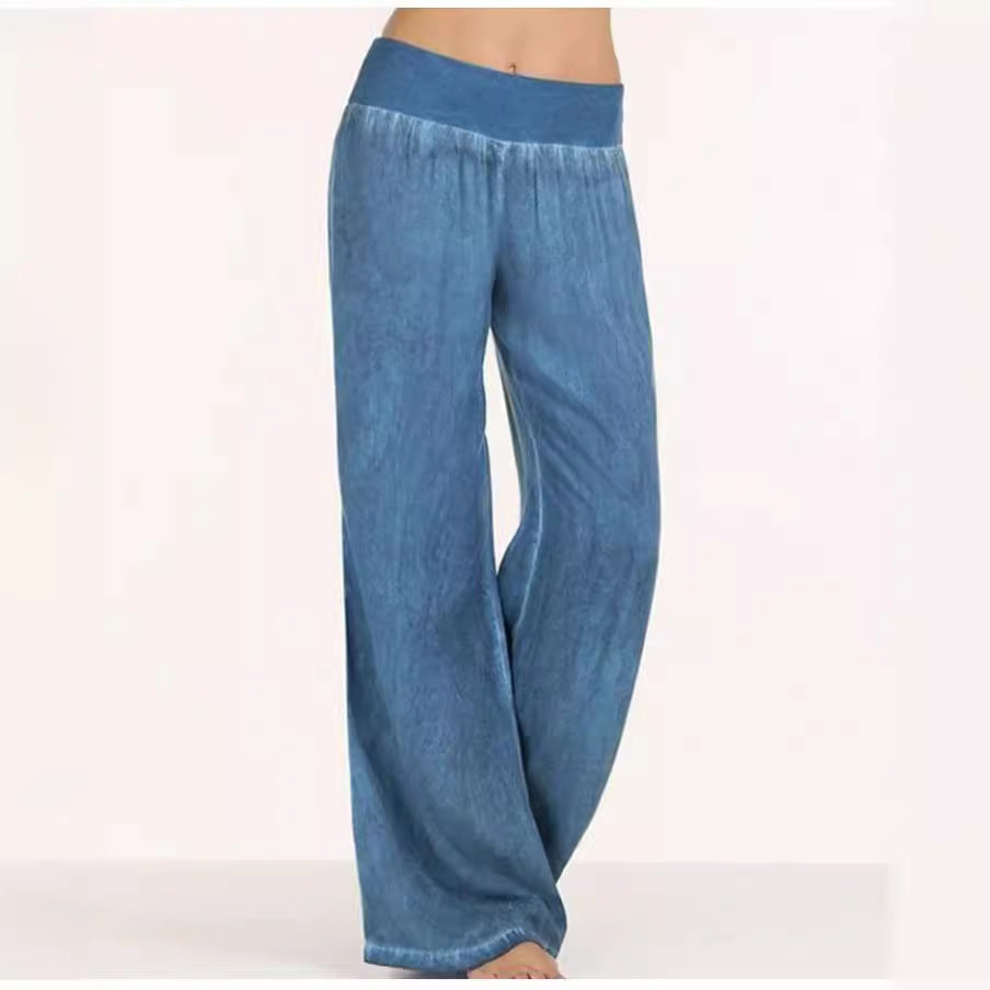 Damen lässige Weite Hose Drune
