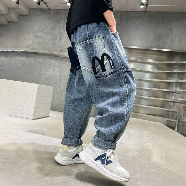 Damen lässige Jeans mit trendigen Details Drune