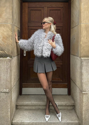 Drune | Plüsch-Faux-Fur-Jacke