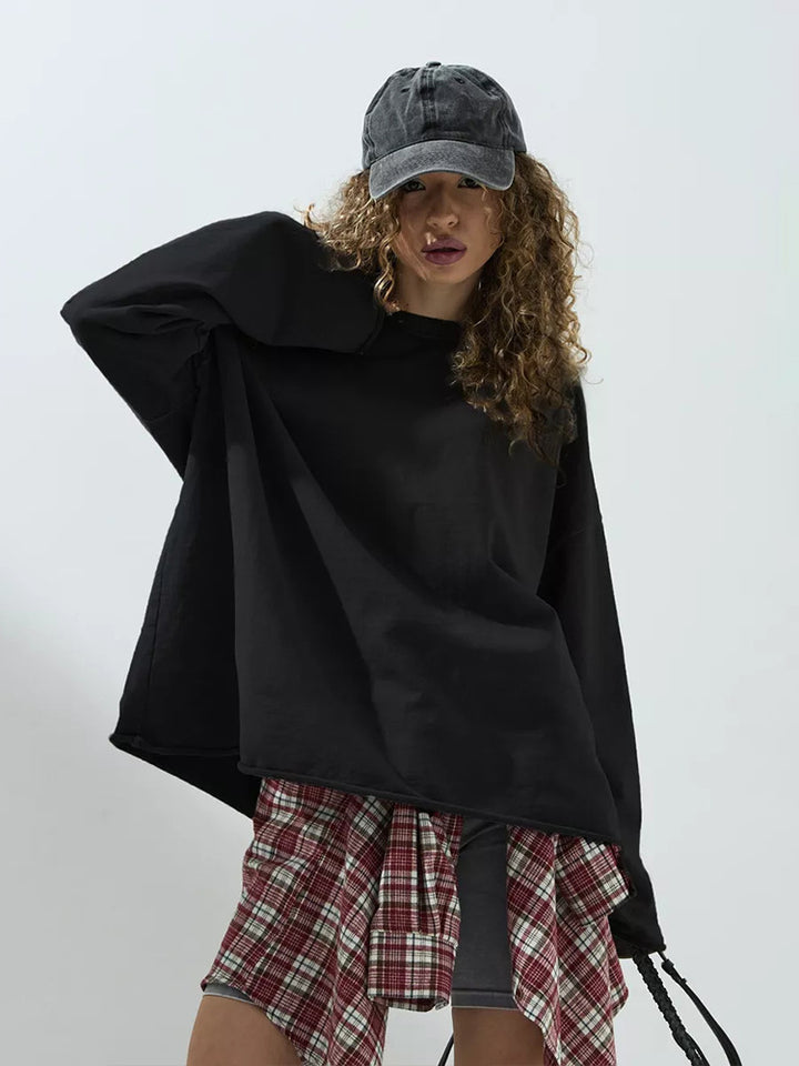 Damen oversized Sweatshirt Drune