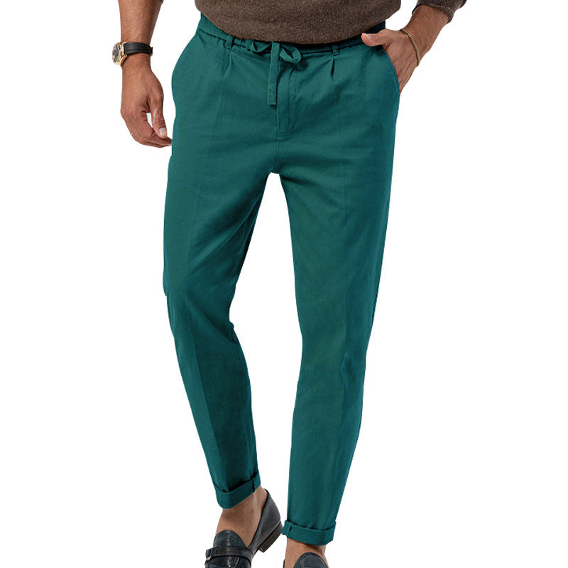 Herren Chinohose mit elastischem Bund und modischem Schnitt Drune