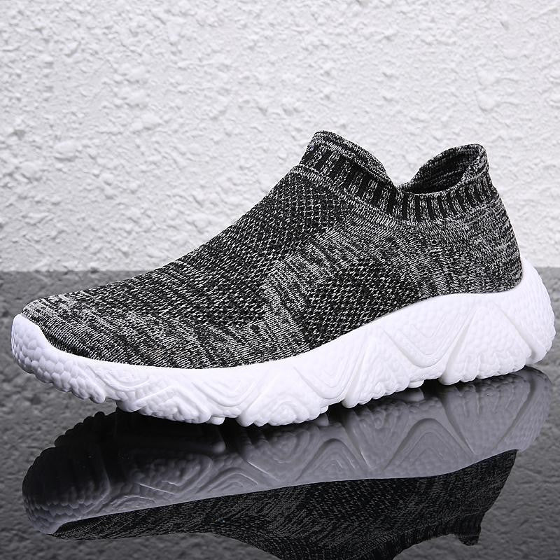 Unisex nan Schlupfschuh-Citywalker mit elastischem Maschenoberteil und skulpturierter Wellenlaufsohle Drune
