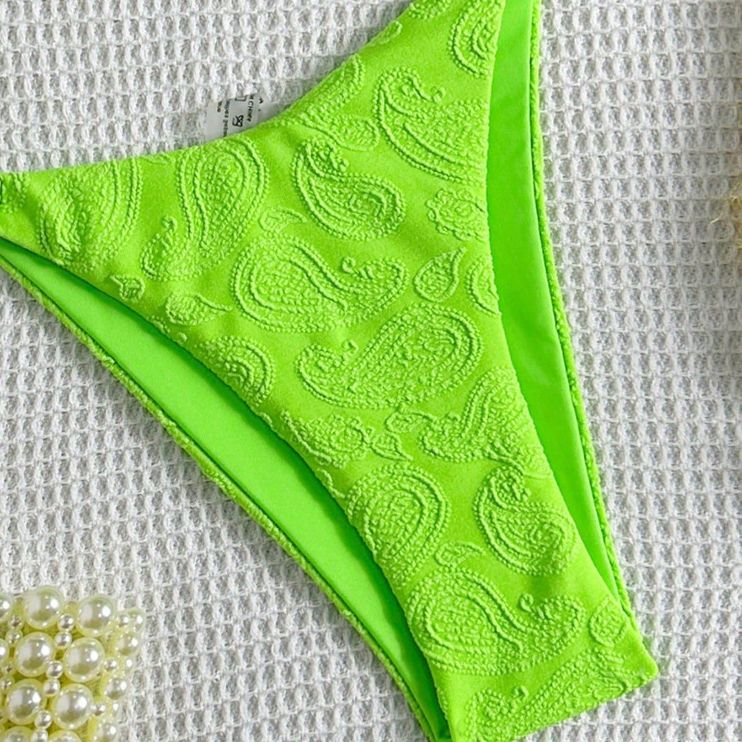 Damen Triangel-Bikini mit filigranem Paisleydruck Drune