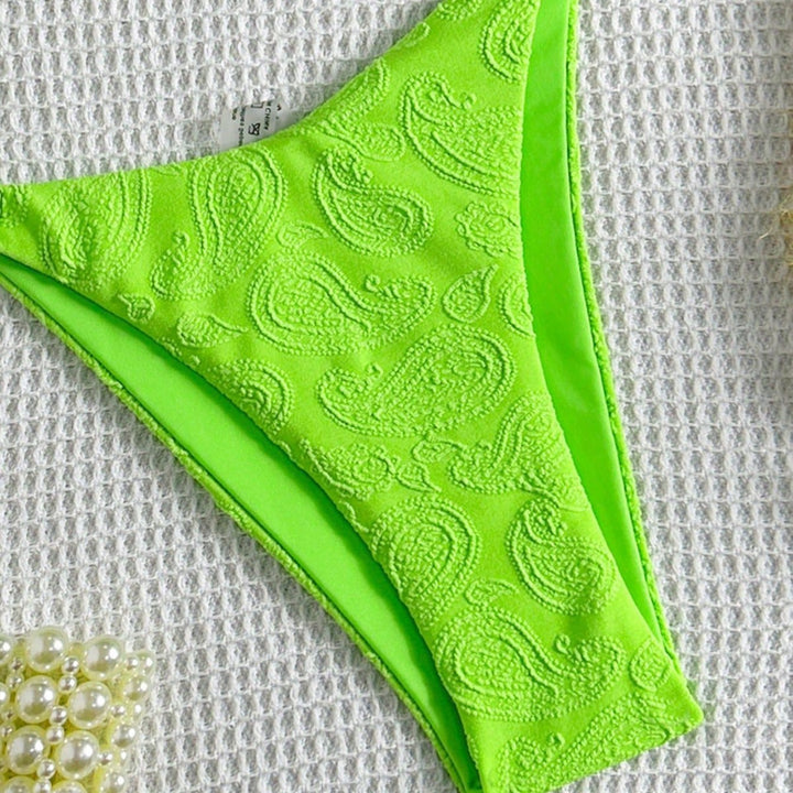 Damen Triangel-Bikini mit filigranem Paisleydruck Drune