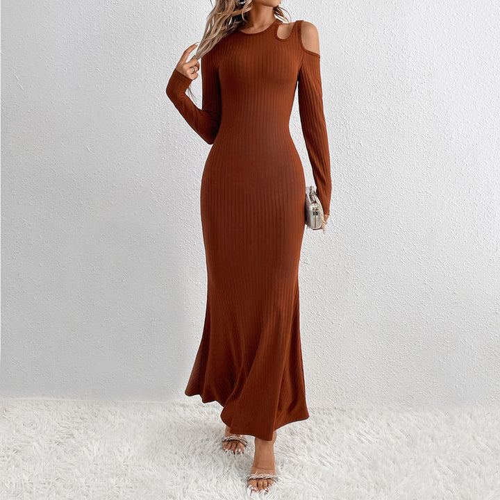 Damen Maxikleid mit elegantem Cut-Out-Design und figurumspielendem Schnitt Drune