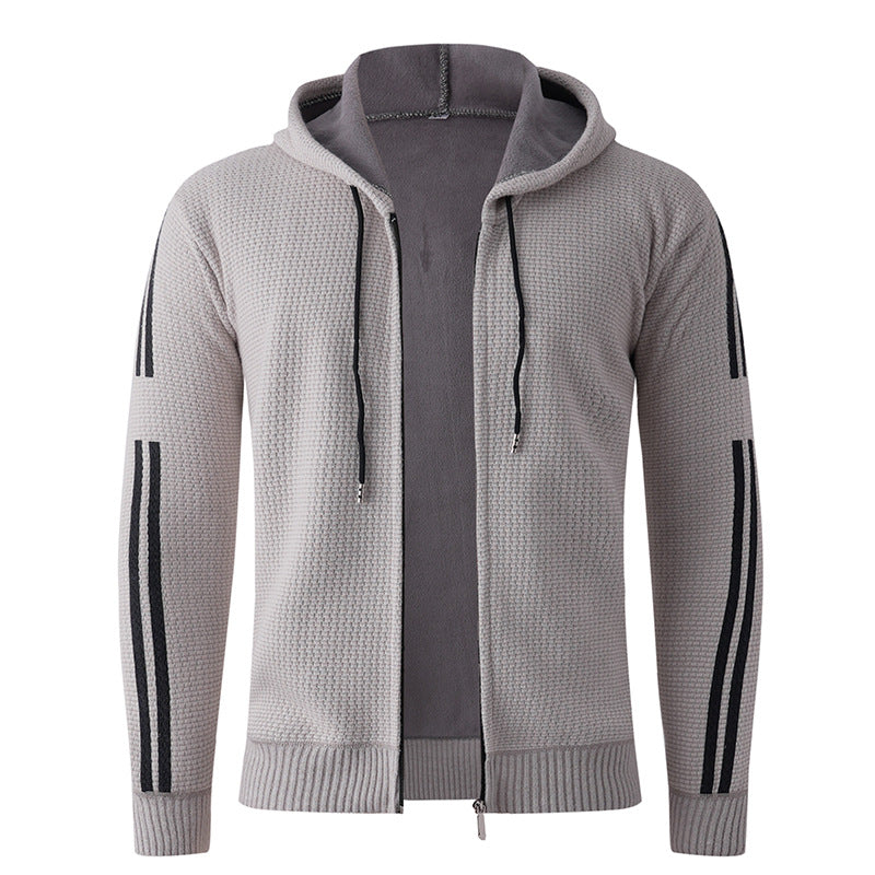 Herren Sportliche Kapuzenjacke mit weichem Innenfutter Drune