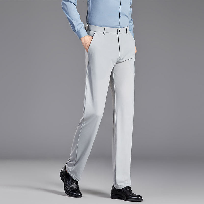 Drune | Anzughose Slim Fit Seidenmischung Knitterfrei Gerade Schnitt