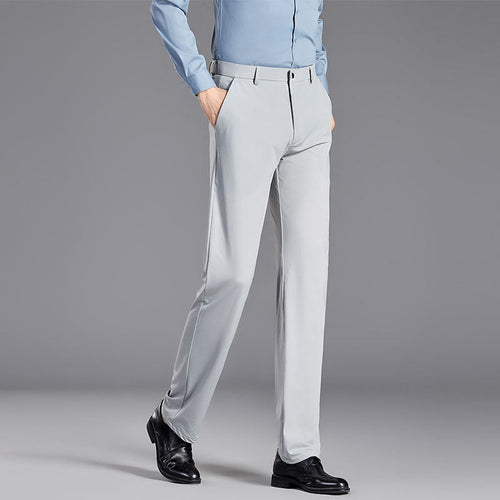 Drune | Anzughose Slim Fit Seidenmischung Knitterfrei Gerade Schnitt