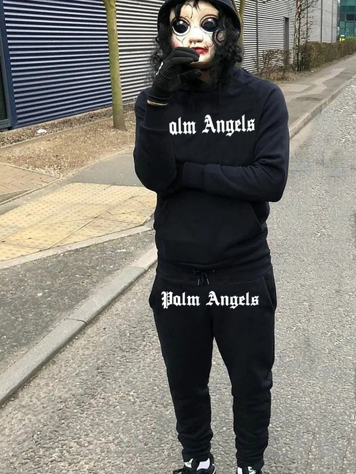 Herren Sweatsuit mit großflächigem Frontdruck Drune