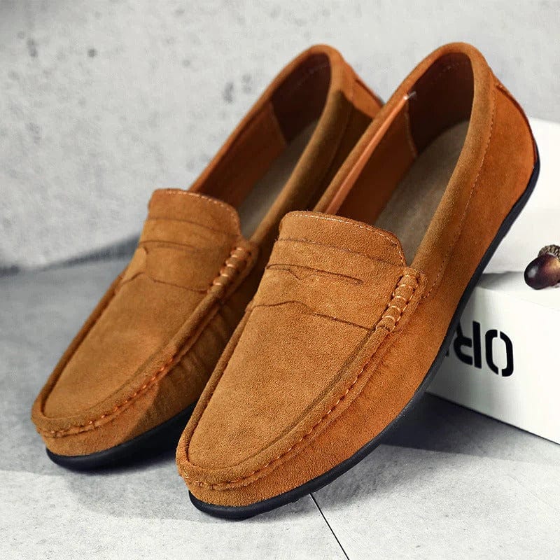 Drune | Klassische Wildleder Loafer Für Herren