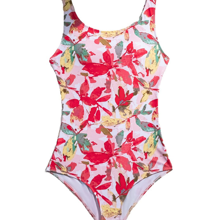 Damen Einteiliger Badeanzug mit floralem Muster Drune