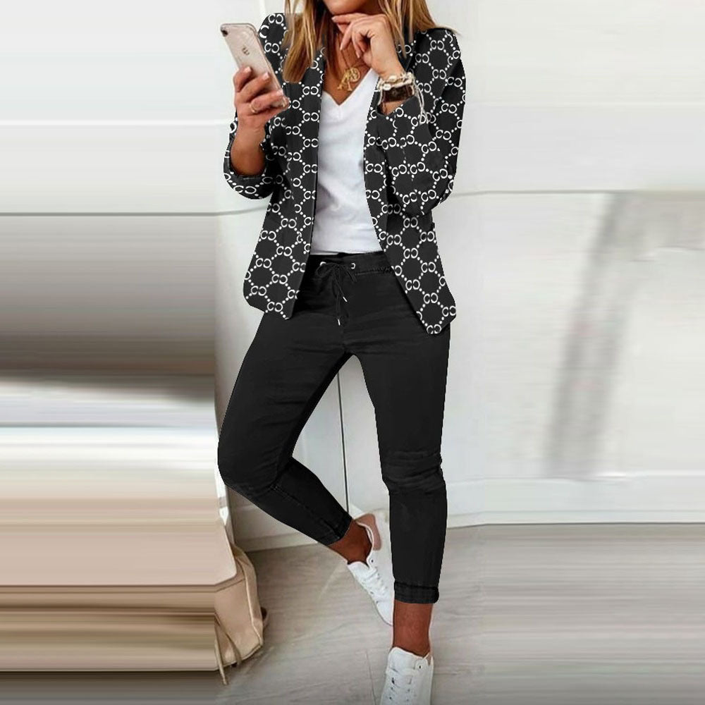 Drune | Zweiteiliges Blazer- und Passendes Slim Fit Hosen Set