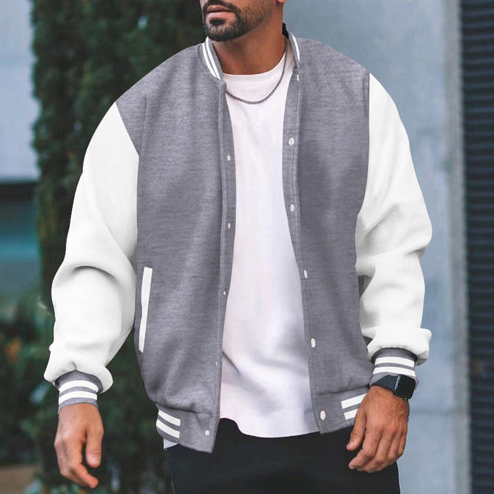 Herren Sportliche Collegejacke Drune