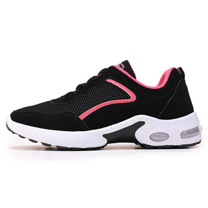 Damen nan atmungsaktive Laufsneaker mit sichtbarer Luftkissen-Dämpfung und gepolstertem Fersenbereich Drune