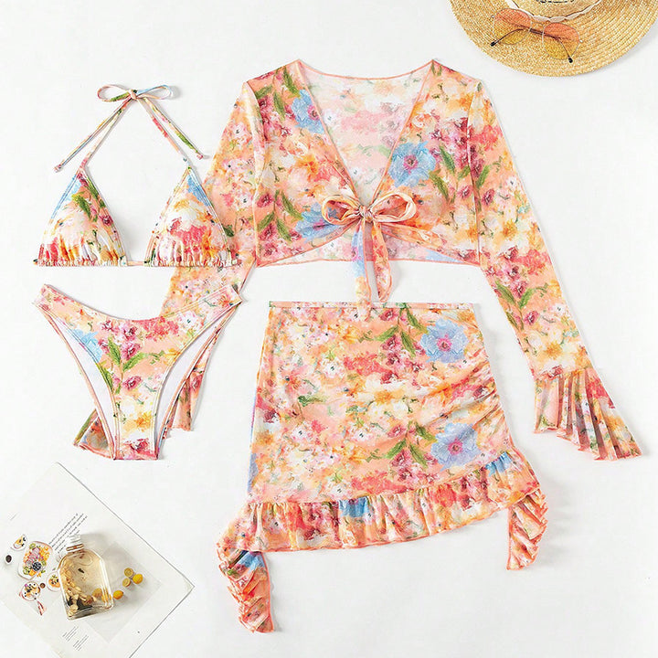 Damen Sommerliches Boho Zweiteiler-Set Drune