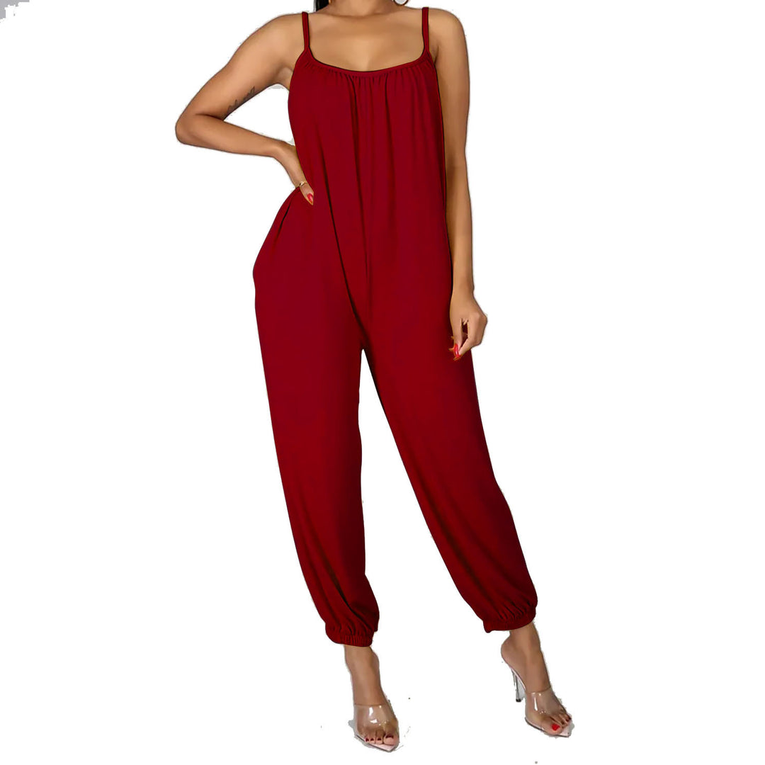 Damen Oversized Jumpsuit Drune