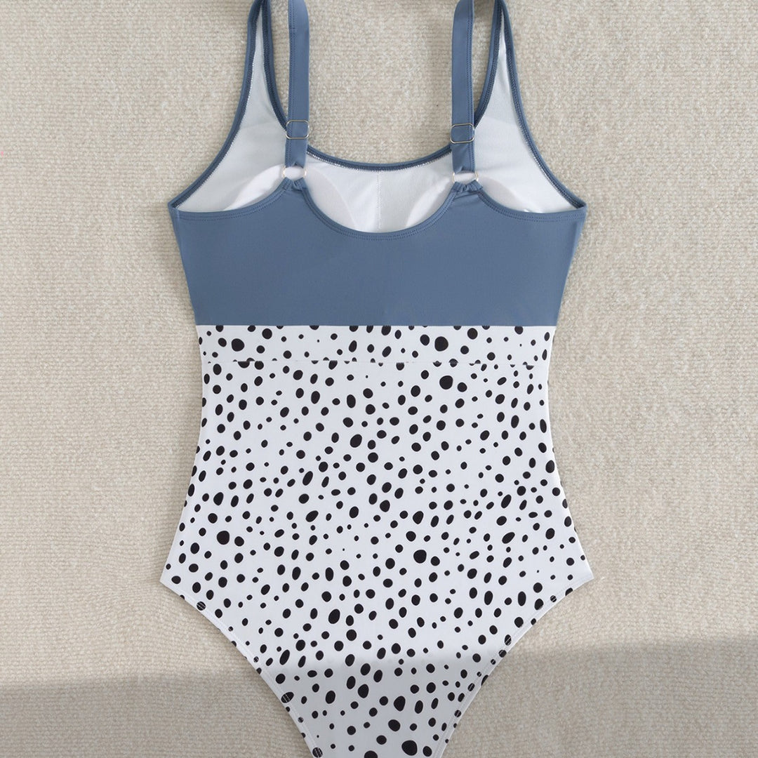 Damen Bikiniset mit Hoher Taille und Raffungen Drune