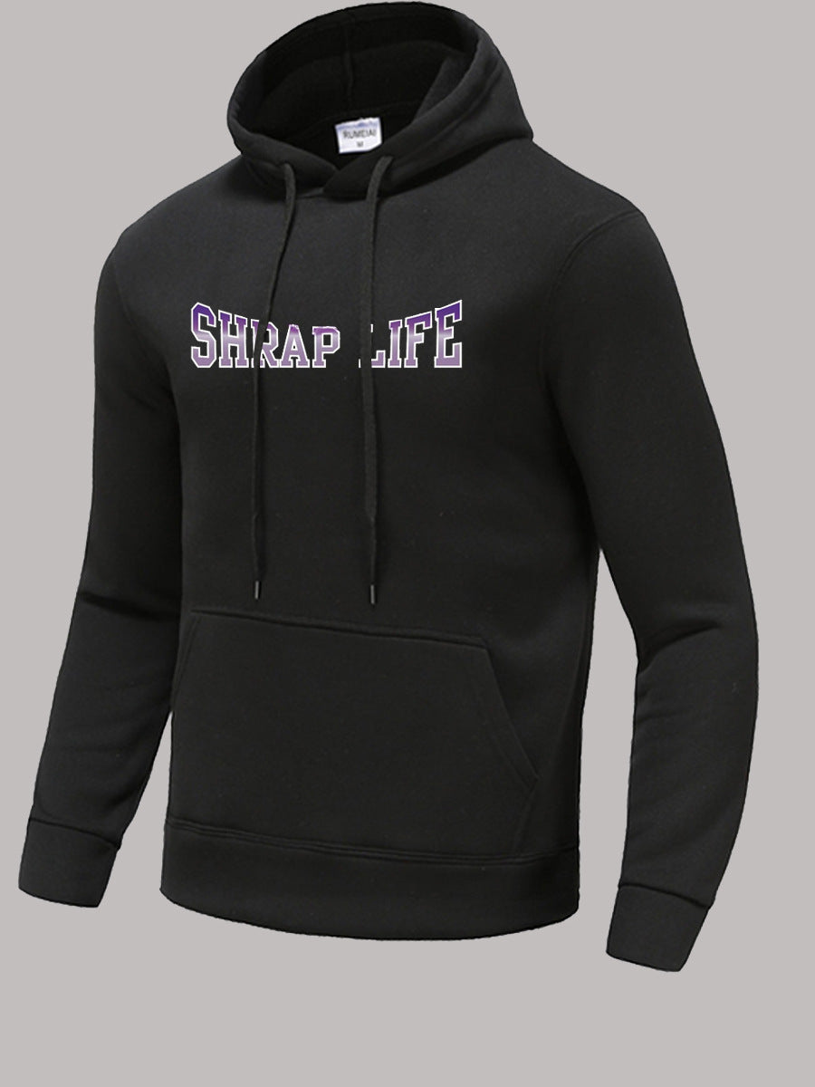 Herren Kapuzenpullover mit kreativem Druckdesign Drune