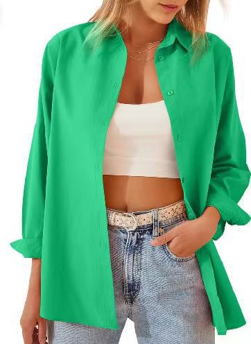 Damen Leichte und luftige Overshirtbluse Drune