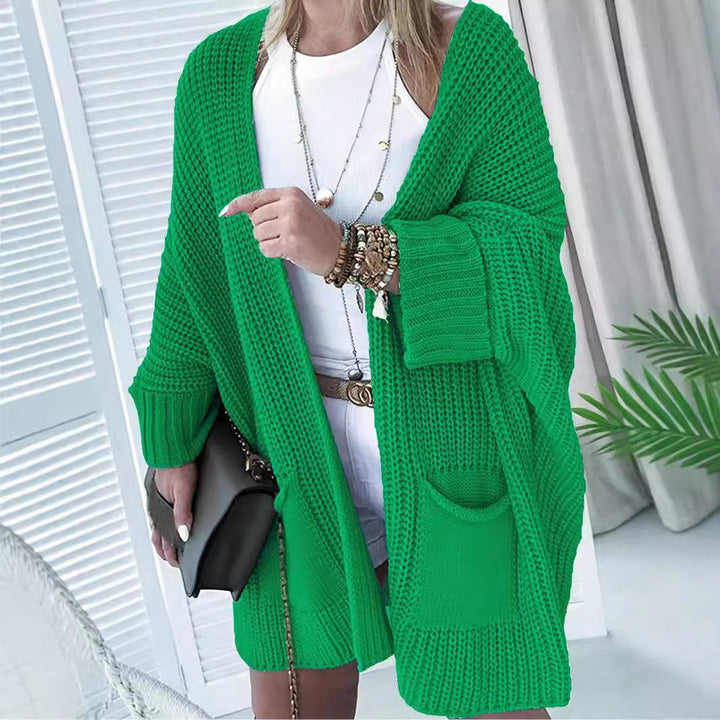 Damen Grober Strick-Cardigan Drune