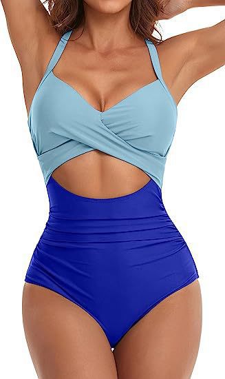 Damen Cut-Out Badeanzug Drune