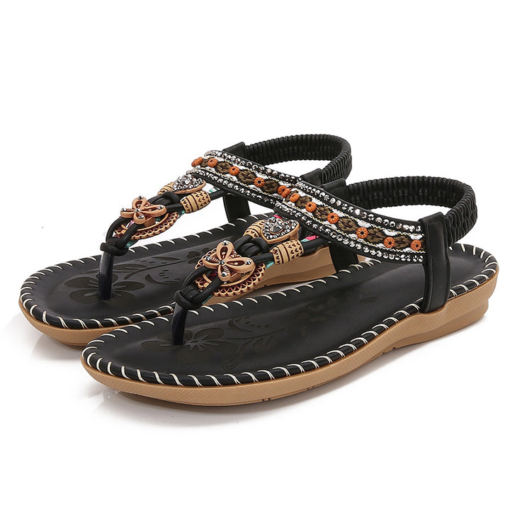 Damen Elegante Riemensandalen mit kunstvollen Details Drune