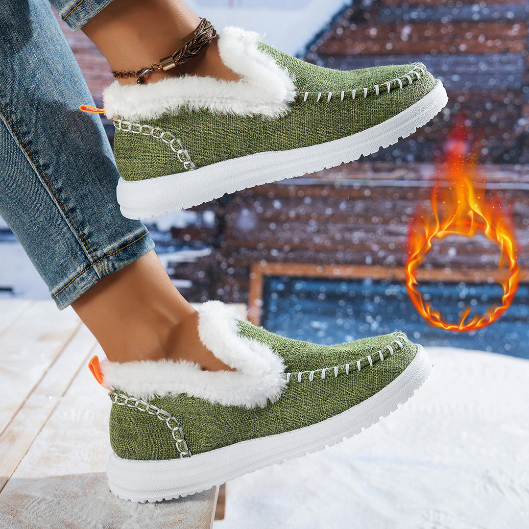 Damen Bequeme und kuschelig gefütterte Sneaker Drune