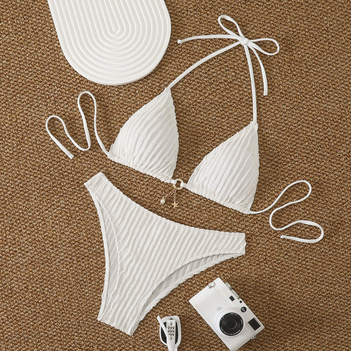 Damen Triangel-Bikini mit strukturiertem Design Drune