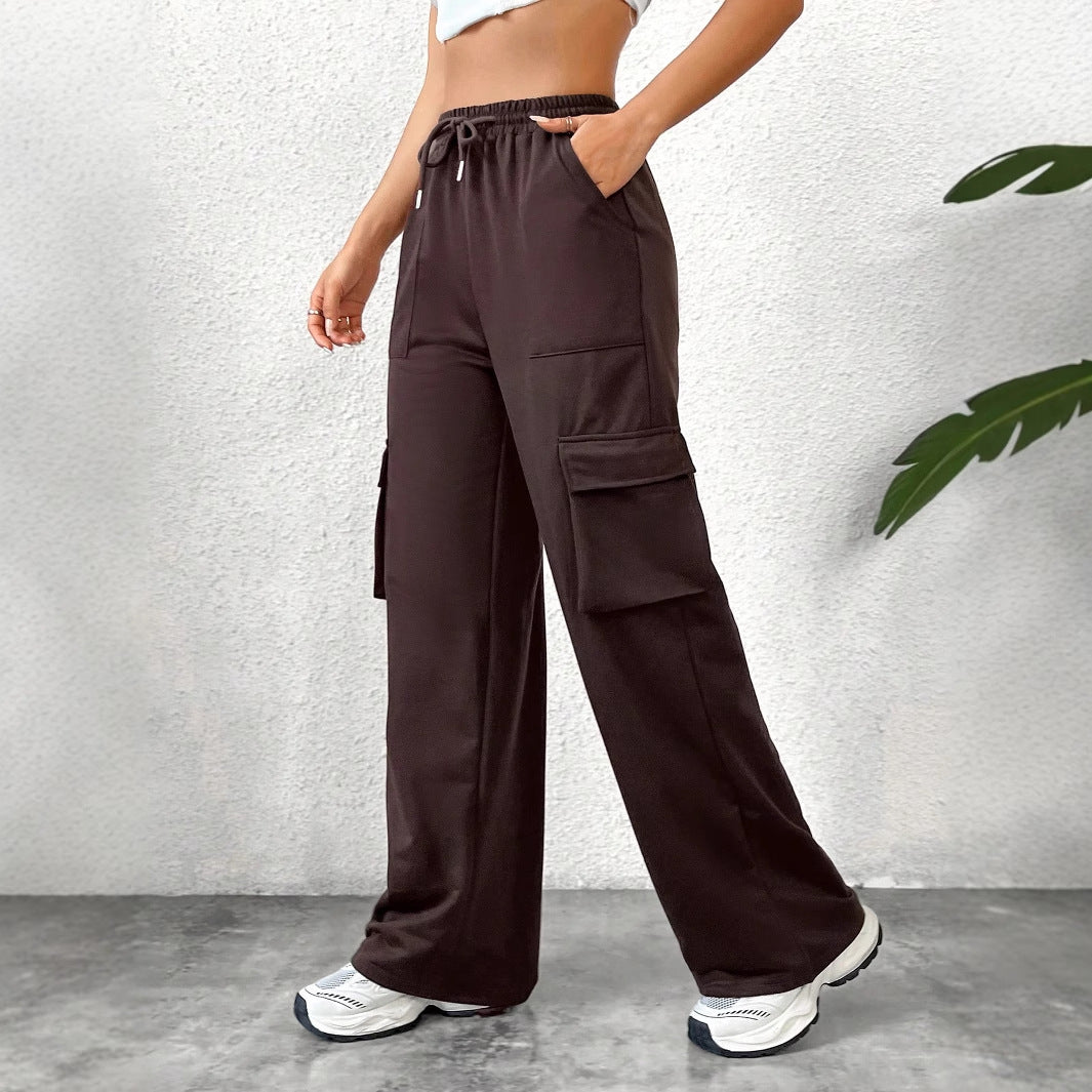 Damen Cargo-Hose im lässigen Freizeitschnitt mit praktischen Taschen Drune