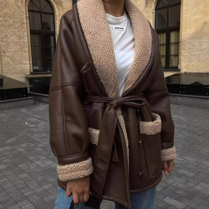 Damen Oversize Jacke mit hochwertiger Innenausstattung Drune