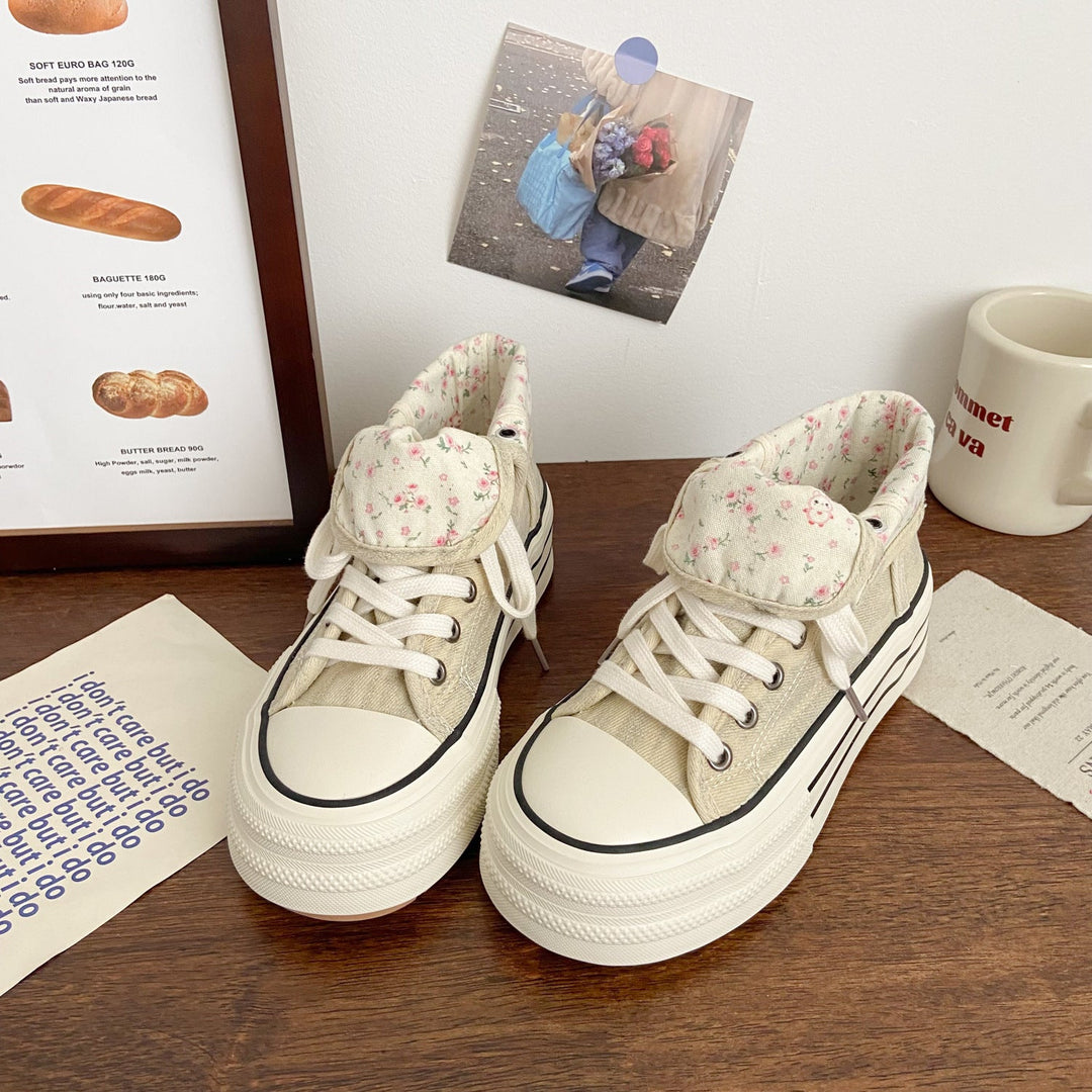 Damen Sportliche Sneakers mit atmungsaktivem Obermaterial und dämpfender Sohle Drune